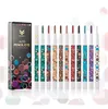 New China Brand HUAMIANLI Makeup Glittery Eye Shadow Pencil 10colors Shimmer Eyeshadow Stick Pen 10pcs / set Versatile rotante impermeabile DHL