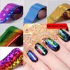 Tkgoes 12 st / lot designs nagelkonstöverföring Folier klistermärke, gratis lim nagellack, nagel tips dekorationer tillbehör