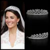 Kate William Royal Strass Kristall Hochzeit Haarkrone Tiara Haarschmuck Krone Hochzeit Kristall Accessoires Stirnbänder