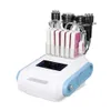 6 en 1 cavitation rf amincissant la machine pour la graisse réduisent le serrage de peau avec 8 protections de laser