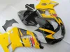 7Gifts Fairing Kit voor Suzuki GSXR600 GSXR750 2001 2002 2003 Geel Zwart GSXR 600 750 01 02 03 FIERINGS GF34