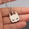 Everfast Batman Pendants Necklaces Stainless Steel Cute Mask Charms Choker Necklace Women Girls Doctor Christmas Gift Jewelry9483467