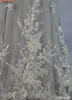 Tissu européen de dentelle brodé de fleur 3D tissu africain de tissu de dentelle 2018 tissu de haute qualité pour la robe de mariage