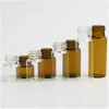 50pcs/Lot 2ml Mini Empty Dropper Bottles Portable Aromatherapy Esstenial Oil Bottle with Glass Eye Dropper