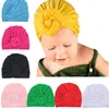 Baby Top Knot Turban Rose Hat Hat Toddler Turban Style vintage Accessori per capelli retrò Girls Boys Wrap LC6976249925