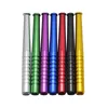 Nouveau Coloré Mini En Alliage D'aluminium Type Droit Fumer Tuyau Filtre Conception Innovante Baseball Pole Portable Haute Qualité Vente Chaude