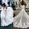 Dentelle Spaghetti plage robes de mariée 2019 été voir à travers sirène robes de mariée Sexy dos nu robes de mariée sur mesure