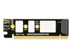 Scheda adattatore estesa PCIE 3.0 m.2 NVME M-Key PCIe da x4 a x16 originale di alta qualità Funzionamento stabile per ADT-Link PCIe3.0x4 32G/bps LED HD