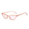 Lunettes de soleil Vintage œil de chat pour femmes, lunettes de soleil de luxe de styliste rétro petites dames rouges, lunettes noires oculos