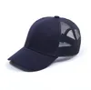 Alta qualidade chapéu de beisebol rabo de beonytail Bolos bagunçados Trucker Pony Caps Plain Baseball Visor Camionista Cap Kid T5C016