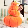 Kawaii 3D Stuffed Pumpkin Simulation Pillow Plush Toy pumpkin baby cushion for Halloween Day Gift LA078