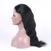 Body Wave Human Hair 13x4 레이스 전면 가발 사전 뽑은 몽골 레미 헤어 가발 여성 8-24 인치