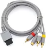 1.8M 6FT High quality RCA Audio Video S-Video A/V AV Cable Cord for Wii DHL FEDEX EMS FREE SHIPPING