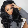 Бразильский 360 Lace Frontal Wig Body Wave Дешевые Full Lace Frontal парики человеческих волос для чернокожих женщин 360 Lace Wig with Baby Hair