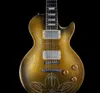 Atelier personnalisé Billy Gib 1957 Pinstripe Goldtop Stain Gold Top Guitar Guitar Relic Vos Guitars Trapézoid Pearl Inclay Chrome Hardwar1737914