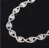 Nieuwe Crystal Bridal Wedding Sieraden Sets Rhinestone ketting oorbellen sets voor feest prom kerst