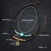 MNWT Ancient Coin Pendant Necklace/Multilayer Wood Beads Necklace Bohemian Fashion Jewelry Genuine Leather Men Necklaces5149321