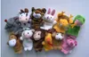 12 styles dans un sac bébé doux en peluche velours animal marionnettes à main enfants animal marionnette jouets préscolaire maternelle fedex dhl shi4535487