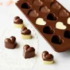 1 St 15 Gaten Hartvorm Chocolade Mallen DIY Siliconen Cake Decoratie Jelly Ice Love Gift Chocolate Mallen Bakken Tools