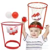 Giocattolo per bambini Testa Canestro da basket Gioco Cerchio S Cestino di plastica Genitore Bambino Giocattoli interattivi Cappello Giochi all'aperto Ping pong Post7669946