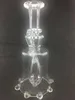 투명한 8 인치 흡연 파이프 드릴 타워 유리 물 담즙 14mm 공동 공장 아울렛 양보 234W