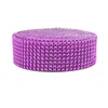 20YARD 8 ROW MULTONOLOR MESH Roll Rhinestone Cryszton Cake Wstążka