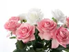 リアルタッチローズの装飾バラの造花シルク花花のウェディングブーケホームパーティーデザインフラワーGa77