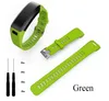 Mjukt silikonbyte armbandsarkbandband Armband för Garmin vivosmart Hr Smart Watch med skruvverktyg