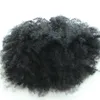 120g Afro Kinky Curly Ponytail Pour Les Femmes Natural Black Remy Hair 1 Pièce Clip Dans Ponytails 100% Cheveux Humains