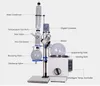 ZZKD Lab Supplies Medical 50L Rotary Evaporator Explosion-proof RE5002 with Bath Lift Can Add of Electric Vacuum Pump