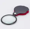 Portable Mini Noir 50mm 10x Main-Tenir Lecture Loupe Loupe Lentille En Verre Pliable Bijoux Boucle Bijoux Loupes SN1299