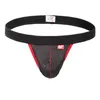 Mens Sexy Jockstrap Mesh Hole G-Strings & Thongs Sissy Underwear Jock Strap Gay Thong Pouch Penis Mens G String Underwear Pants Underpants