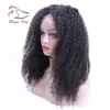 Afro Kinky Curly 360 Lace Front Wigs For Black Women Brazilian Remy Hair Human Hair Wigs Pre Plucked With Baby Hair