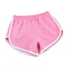 Kvinnor yoga shorts byxor sexiga kvinnor fitness sport shorts elastisk midja springande gym yoga andas bomull kort byxa