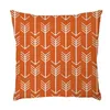 Geometrischer Dekokissenbezug aus Baumwolle und Leinen, Orange-Serie, dekorative Kissen für Sofa, Autositz, Kissenbezug, 45 x 45 cm, Heimdekoration352e