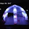 Specjalny design zdejmowany zamek błyskawiczny nadmuchiwany namiot Spider Tarpaulin ze światłami LED na wydarzenia na sprzedaż