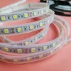 12V 24V 5050 SMD LED Flexible Strip Light Ribbon String 60lLEDs / m IP67 Tube Étanche Extérieur Double Couche PCB pour Armoire Cuisine Celling Lighting