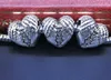 100PCS / lot التبتية فضة القلب أجنحة الملاك الخرز سحر لصنع المجوهرات 11x11.5mm hole4.5mm