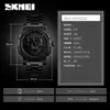 SKMEI QUARTZ WATCH Skull Top Man Rostfritt Stål Mens Klocka Kreativ Special Vattentät Klocka Relogio Masculino