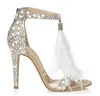 white wedding shoes crystals
