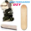 Skateboard da 8 pollici a 8 strati in acero bianco doppio concavo Skateboard da skate naturale Deck Board Skateboard Deck Wood Maple