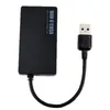 4 Port USB 3.0 HUB 5GBPS Super Speed ​​USB Splitter Adapter Cable Blue LED för IMAC Notebook Laptop