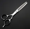 JAGUAR professionelle Friseur-Haarschere 556065 9CR 62HRC Härte schneidende Effilierschere aus Silber mit Etui3015271