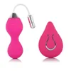 USB Carregado Kegel Bolas Vagina Exercício Apertado 10 Velocidade Controle Remoto Sem Fio Vibrando Bola Vaginal Amor Vibrador Ovo Brinquedos Sexuais Y18102605 716O