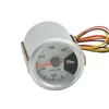 Dragon Gauge 52mm Stepper motor Silver outer ring Auto car motorcycle Voltage 8-18V 7 color lights volts gauge