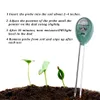 3 In 1 Soil Tester With Moisture Meter Light and PH Acidity Test Lightweight Plastic Material No Battery Needed Green4636204