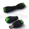 Conector DC macho fêmea adaptador de plugue 2,1 mm 5,5 mm verde para módulo LED de 12 V 24 V faixa de luz