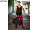 Hauts DANT BULUN marque hommes débardeur hommes musculation Fitness Sexy Singlets débardeur Sexy coton gilet serré