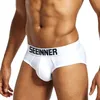 A nova moda cueca personalidade cuecas cuecas de algodão espartilho sexy cintura baixa branco