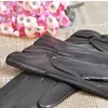 نيو نساء سوداء اللمس قفازات جلدية دافئة أزياء شتاء الماعز الأصلي القفازات خمسة إصبع L074NZ15385361